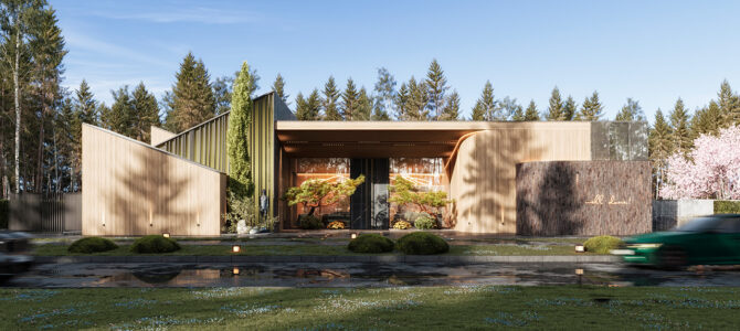 «Well». Scandinavian style house «Well». Scandinavian style house