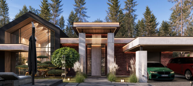 «Air Star 2». House in the Wright style «Air Star 2». House in the Wright style