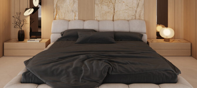 «Good wood». Мастер — спальня в стиле минимализм «Good wood». Мастер — спальня в стиле минимализм