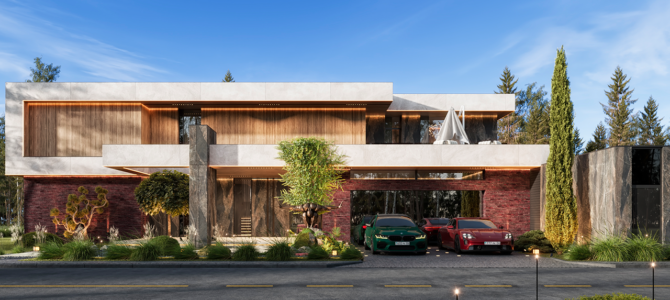 «Villa Natalia». House in high-tech style «Villa Natalia». House in high-tech style