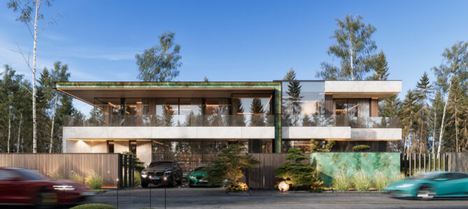 «Arctic Stars». House in high-tech style «Arctic Stars». House in high-tech style