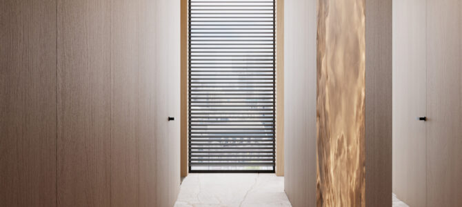 «Bentley House».  Холл в стиле минимализм